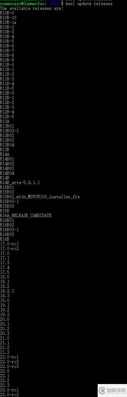 Ubuntu下用Kerl安裝及管理Erlang的過程