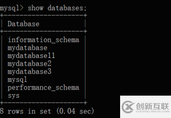 mysql所有的數(shù)據(jù)庫如何顯示