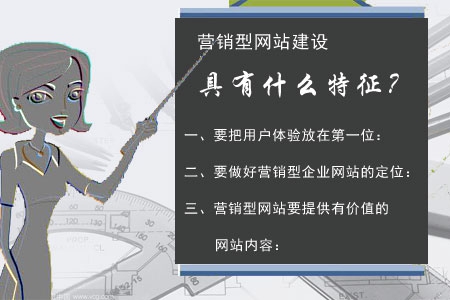 營銷型網(wǎng)站建設(shè)具有什么特征？